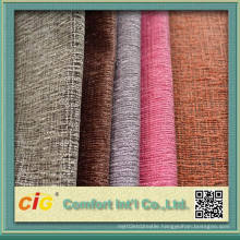 Polyester Chennille Sofa Fabric Bonded with T/C Fabric